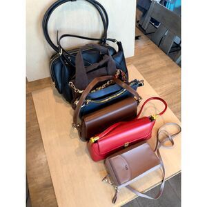 Handbag Bundle Lot 7 Purses Shoulder Bag Crossbody Set Black Brown Blue Red Pink